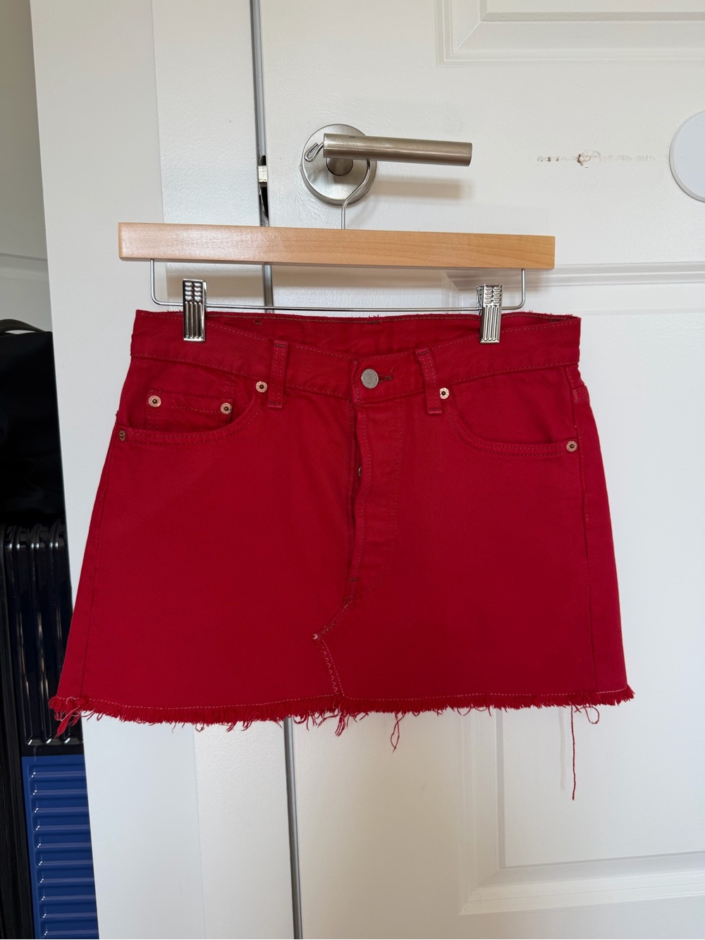 Vintage Levi's Red Mini Skirt